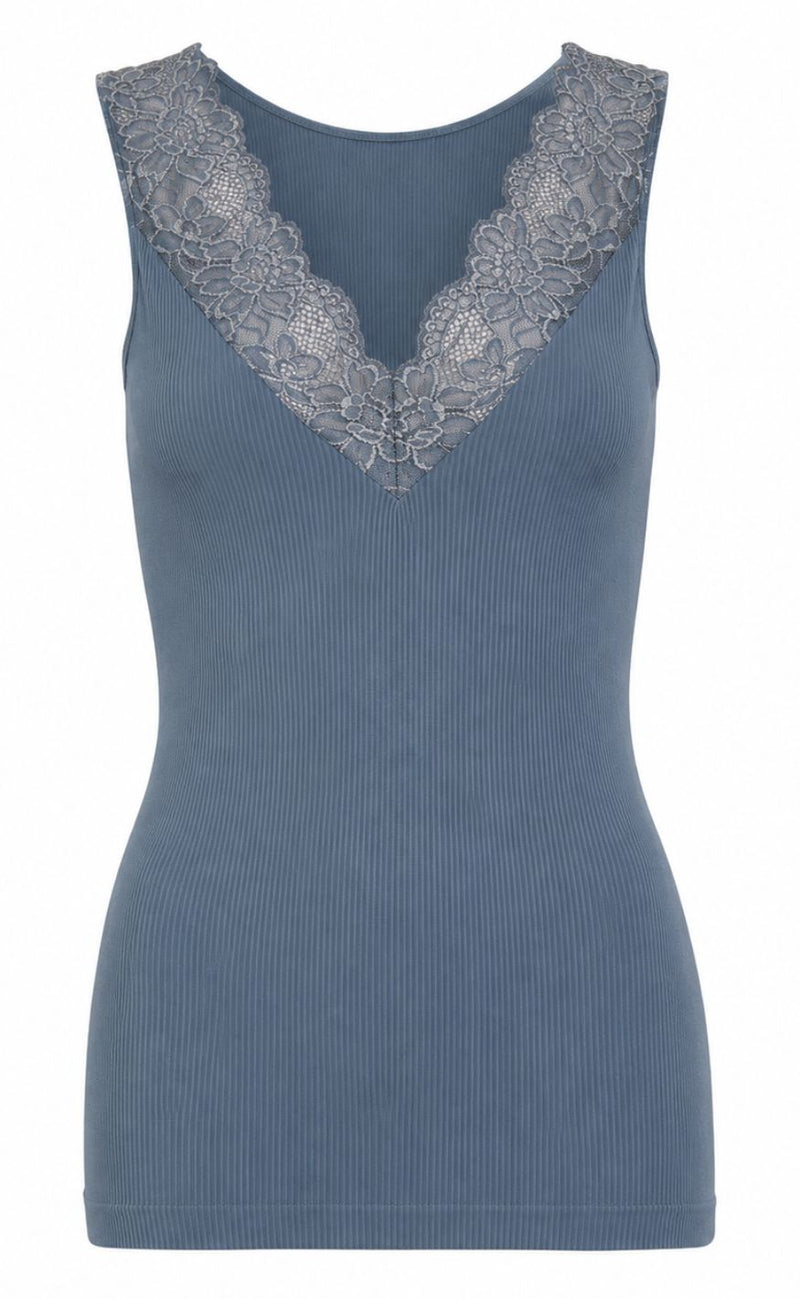 Tim & Simonsnsen Topp - Belen Rib v-lace - Balena