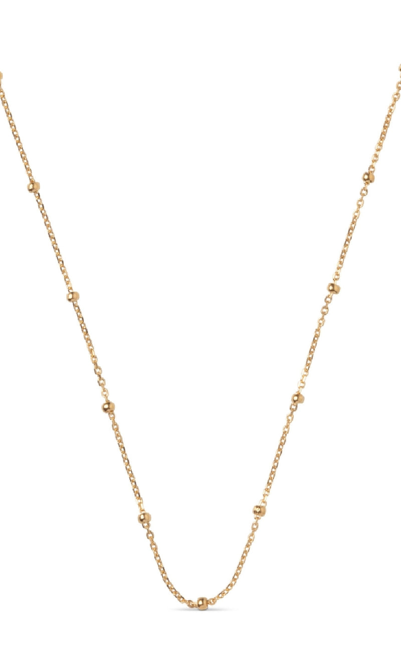 ENAMEL Copenhagen Halskjede - Beaded Chain - Gold colour