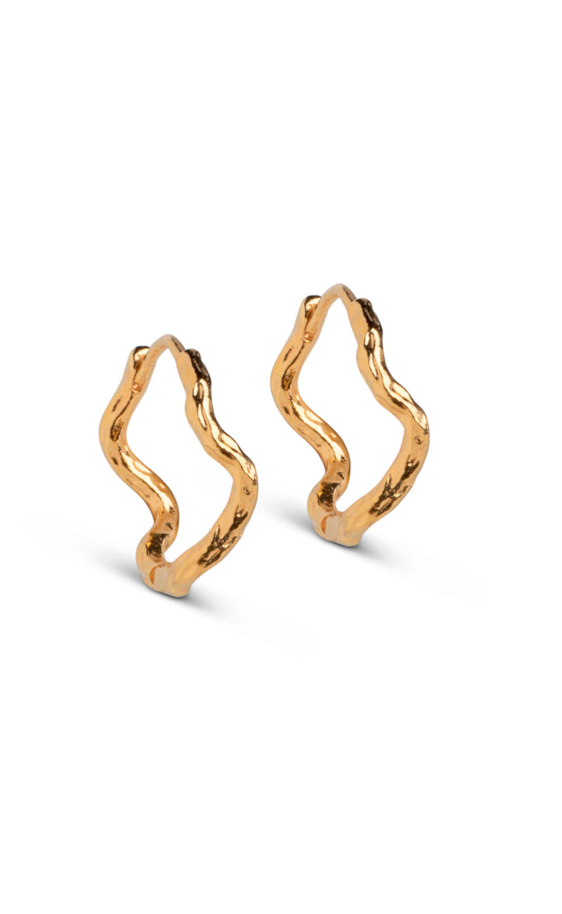 ENAMEL Copenhagen Øreringer - Holly Large - Gold