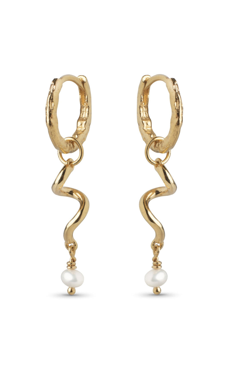 ENAMEL Copenhagen Øreringer - Twist - Gold