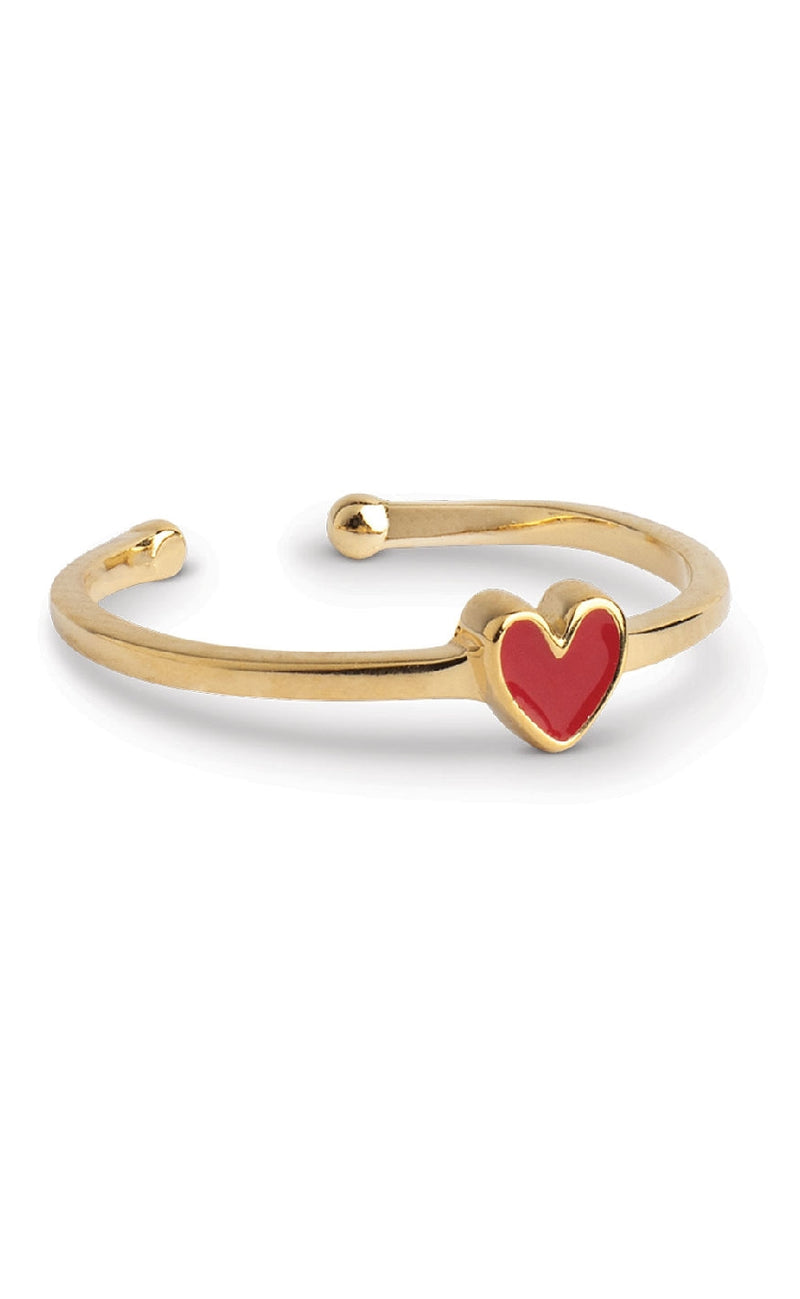 ENAMEL Copenhagen Ring - Amore - Red