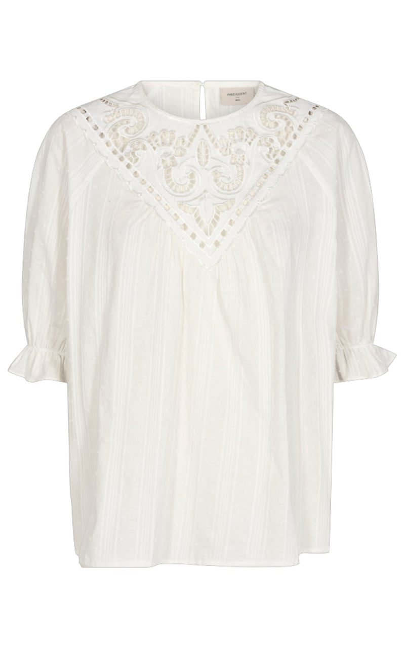 Freequent Bluse - Marabella - Off White