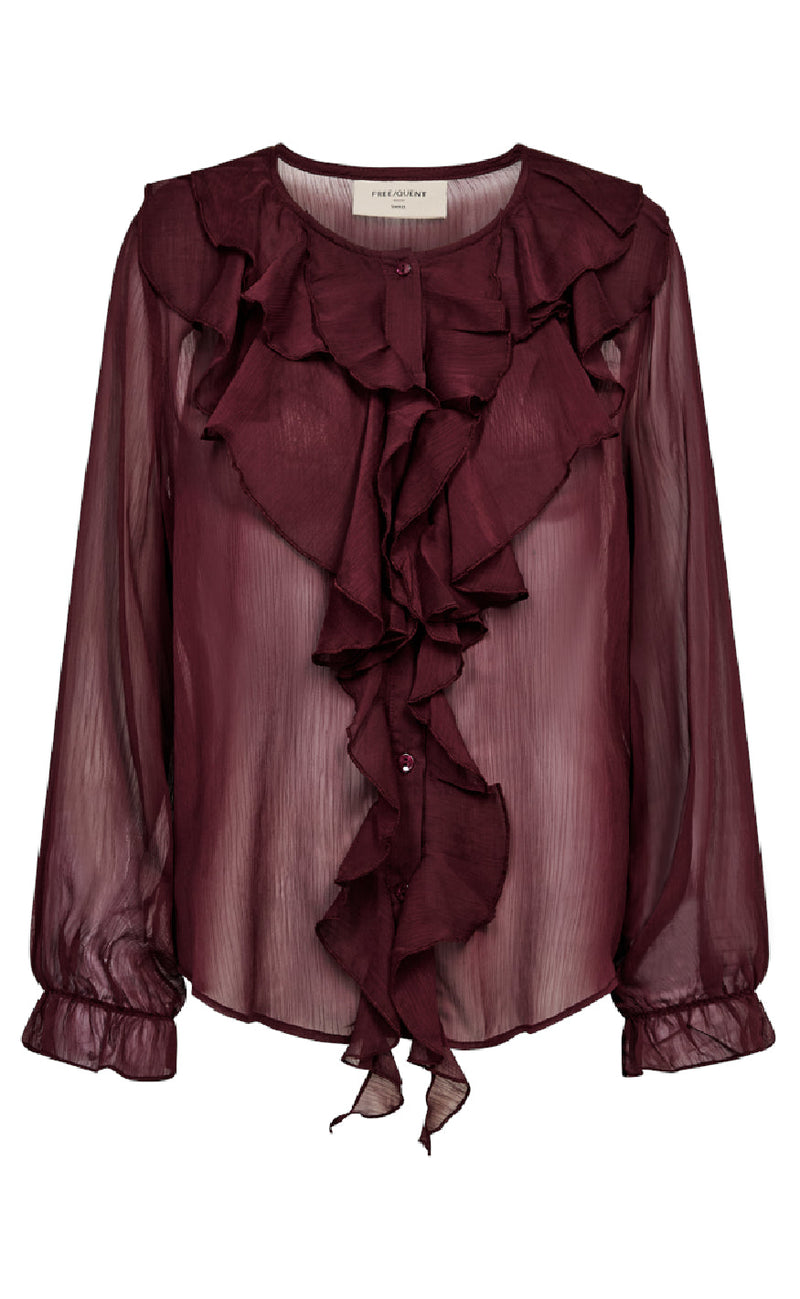 Freequent Bluse - Ditte - Port Royale