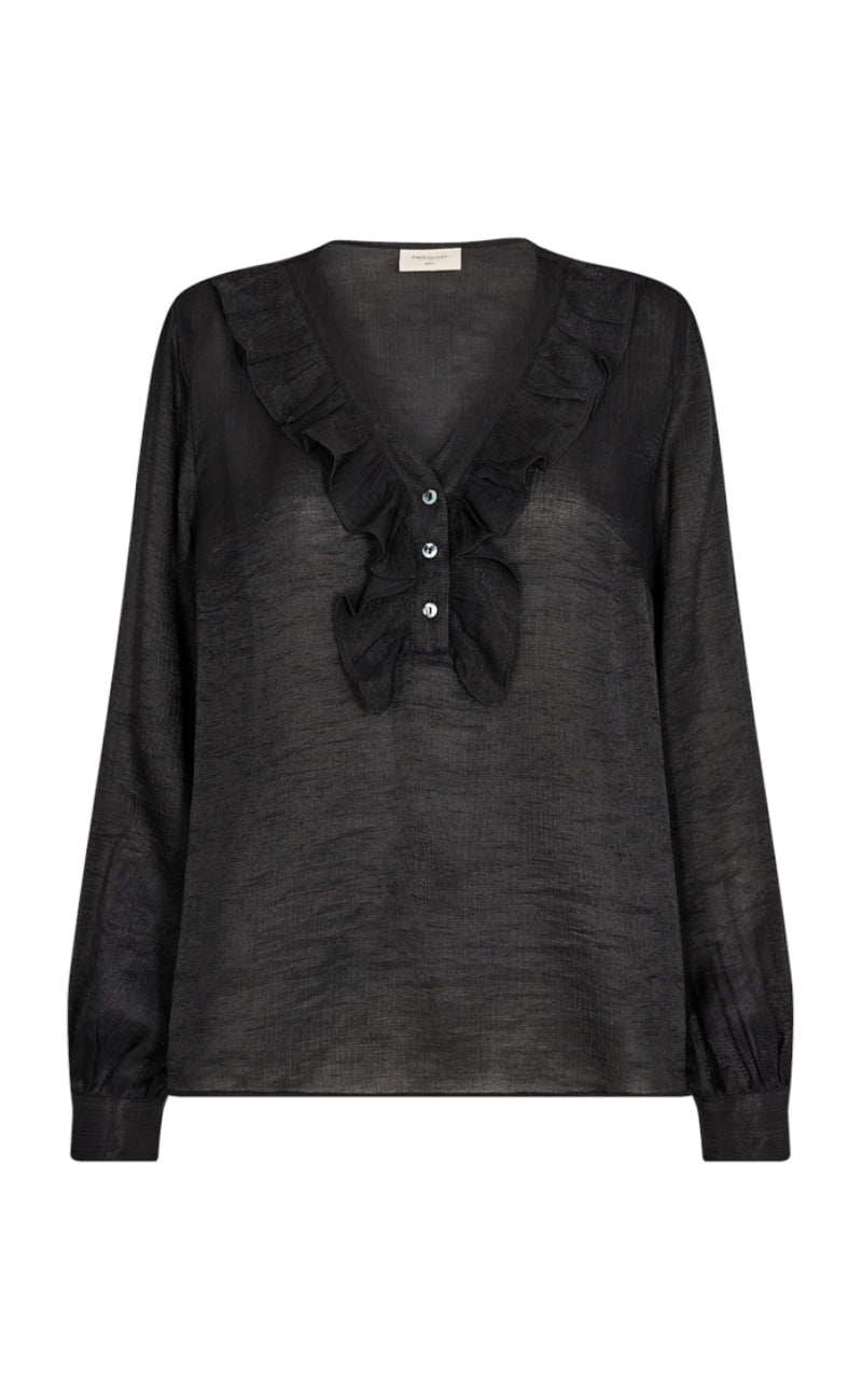 Freequent Bluse - Shila - Black