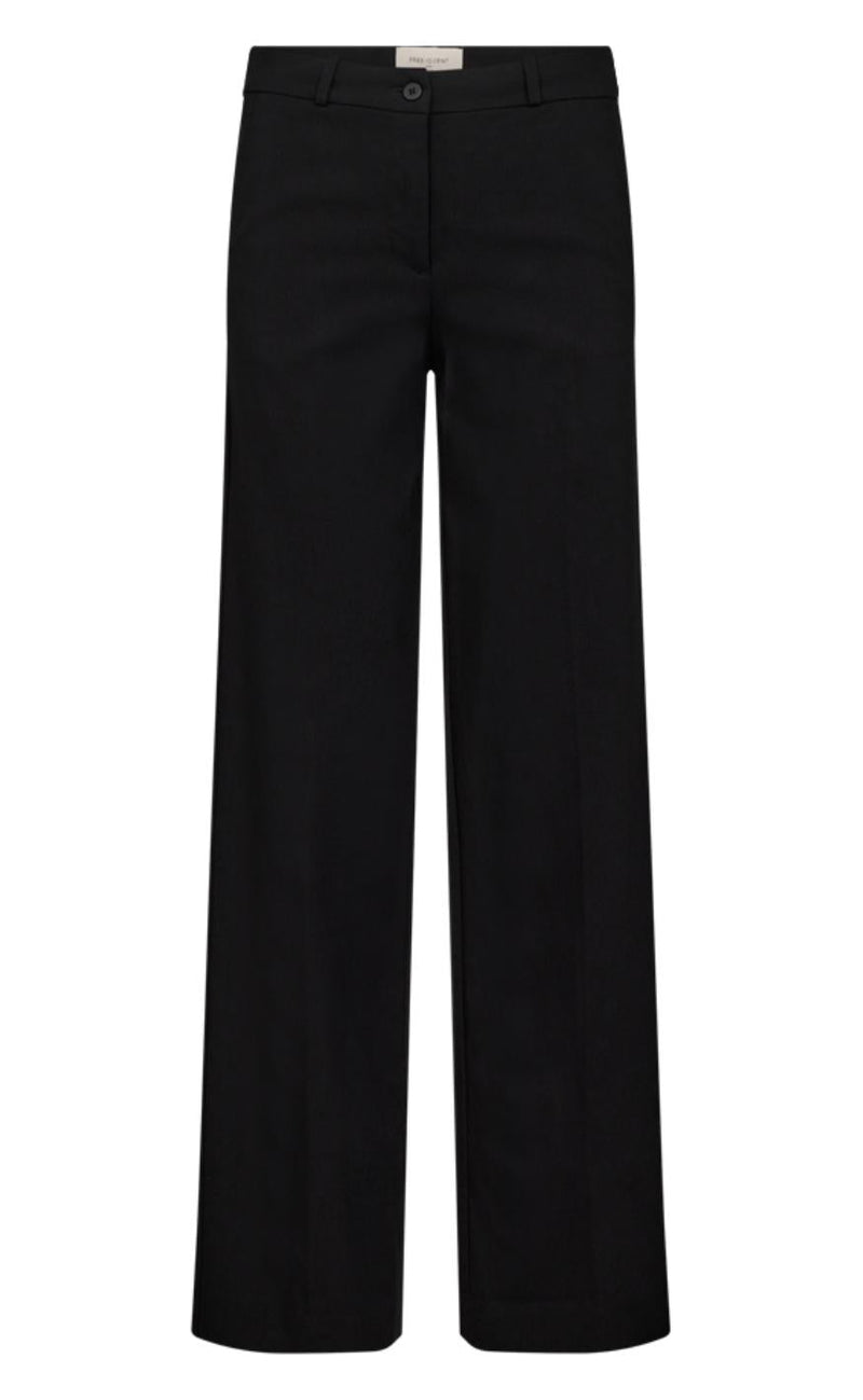 Freequent Bukser - Solvej Wide - Black