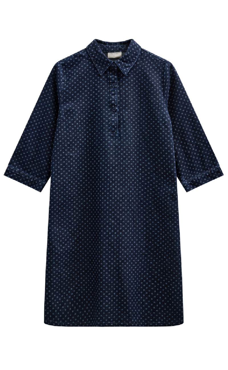 Freequent Kjole - Rinna - Dark Blue Denim