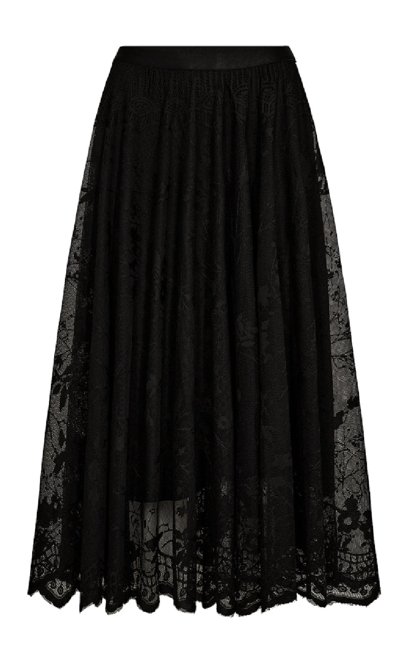 Freequent Skjørt - Lally - Black