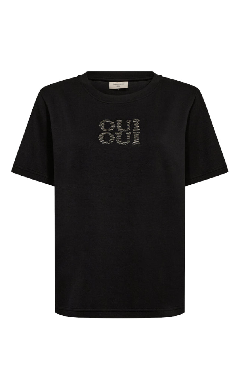 Freequent T-shirt - Malak - Black