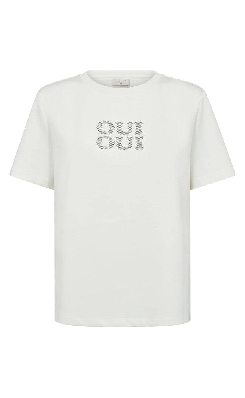 Freequent T-shirt - Malak - Star Off-white