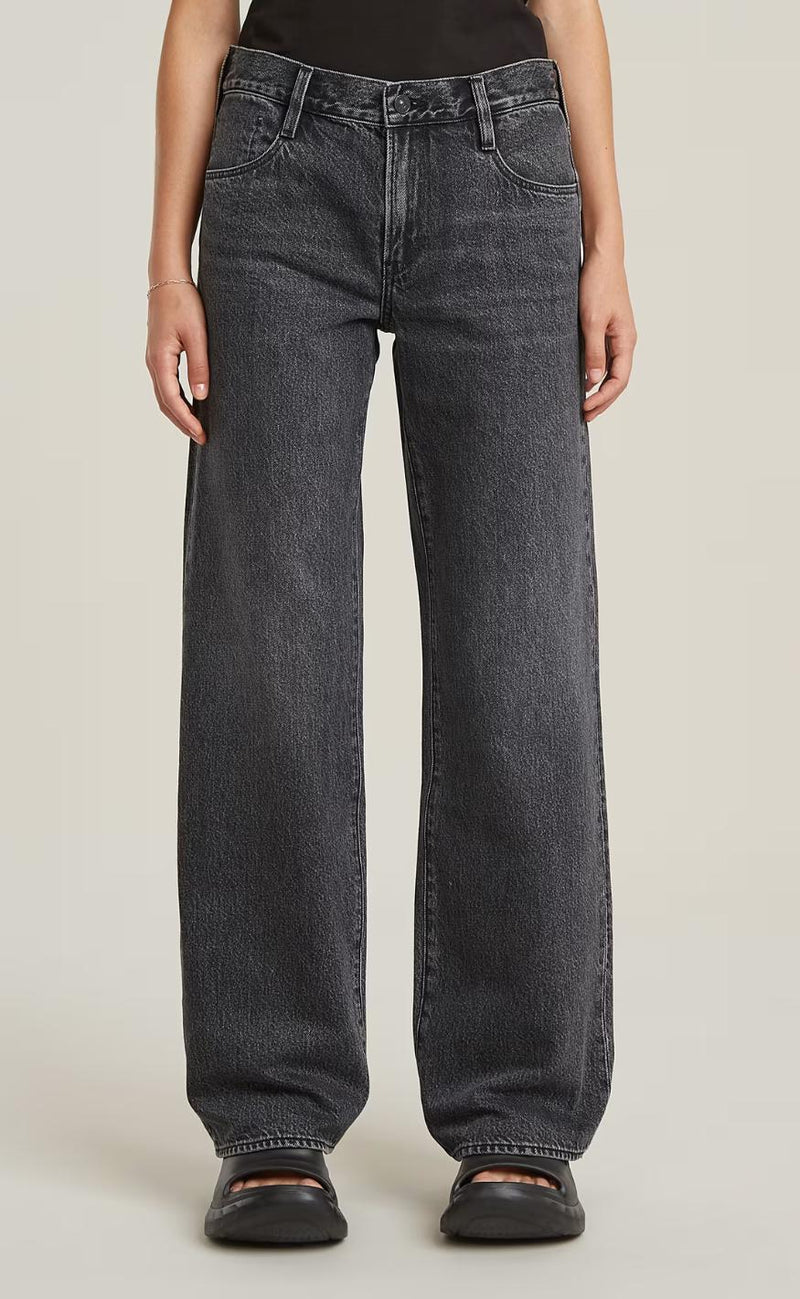 G-STAR Bukser - Judee Loose - Faded Eolith Grey