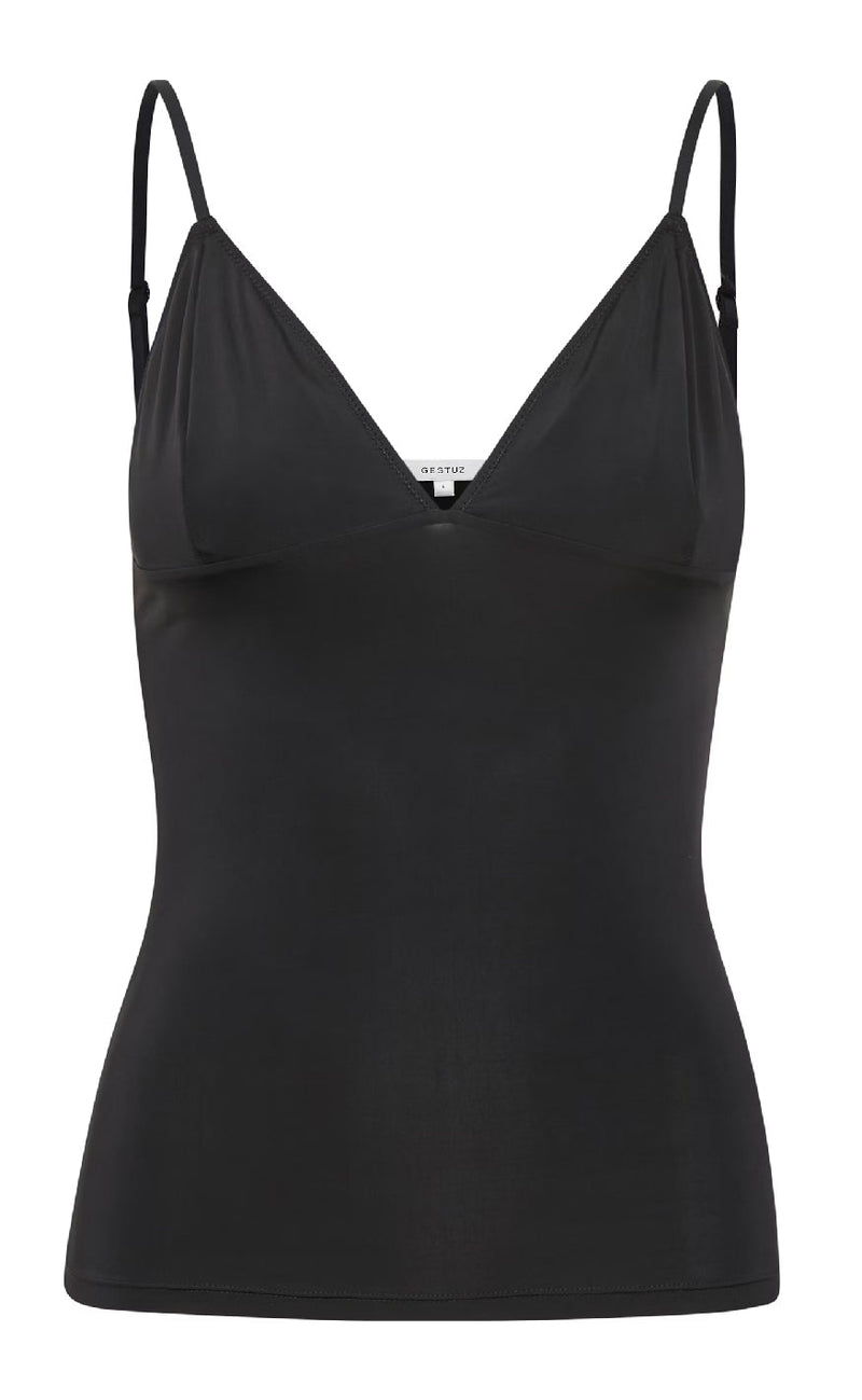 Gestuz Topp - Cami - Black