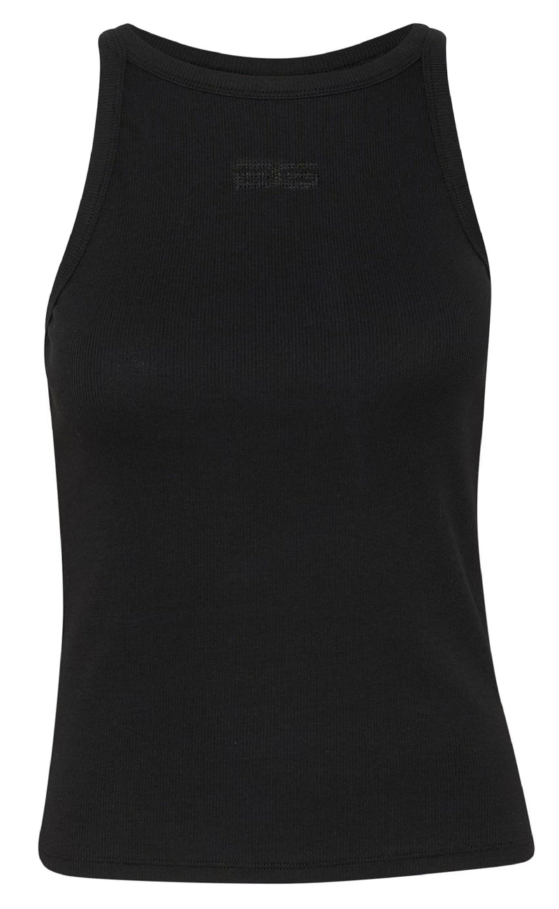 Gestuz Topp - Drew Rhinestone - Black