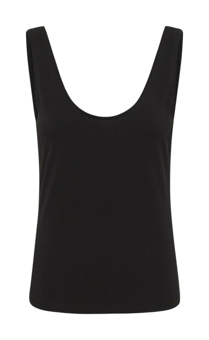 Gestuz Topp - Mida Tank - Black
