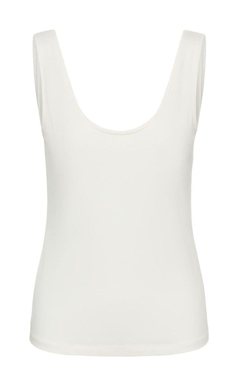 Gestuz Topp - Mida Tank - Egret