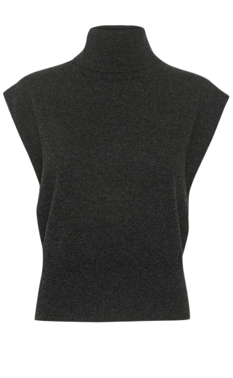 Gestuz Vest - Manzi - Deep Graphite Melange