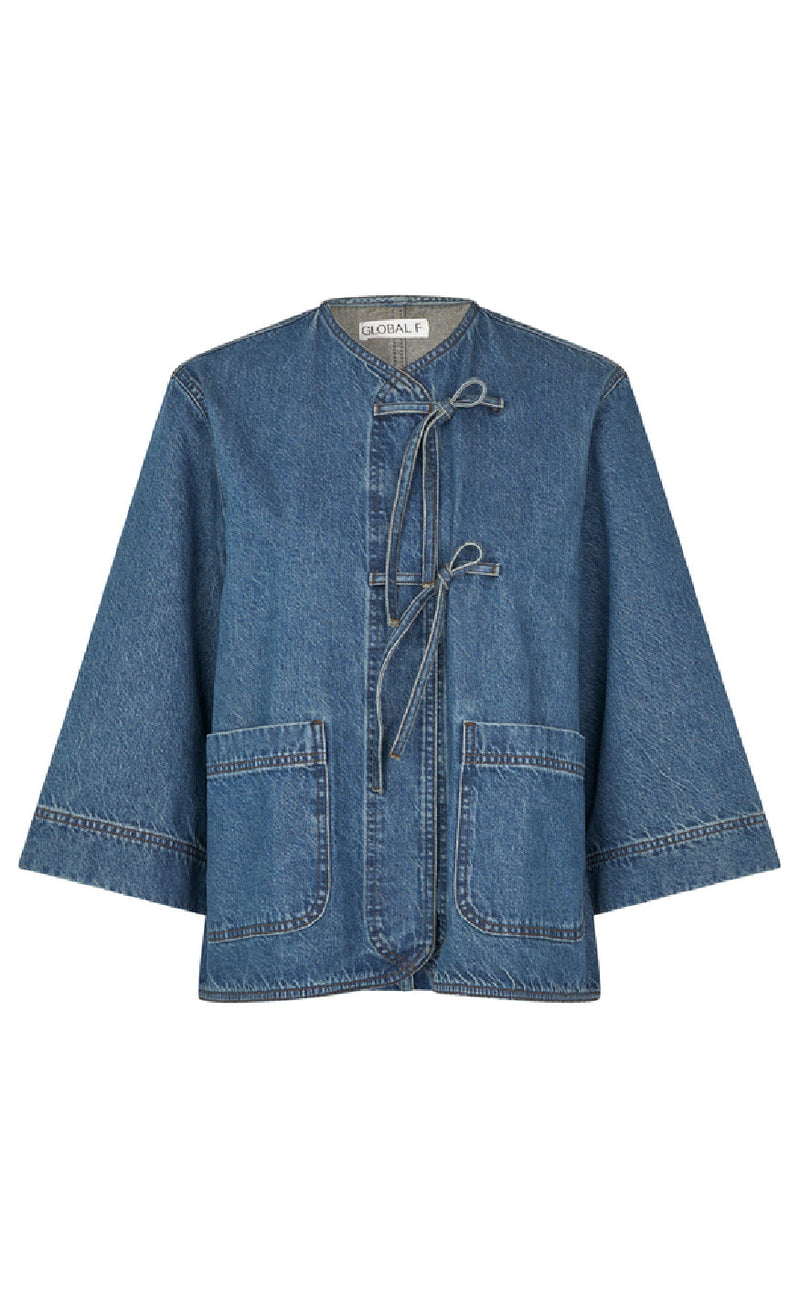Global Funk Bluse - Maloa-G - Mud Stone Wash