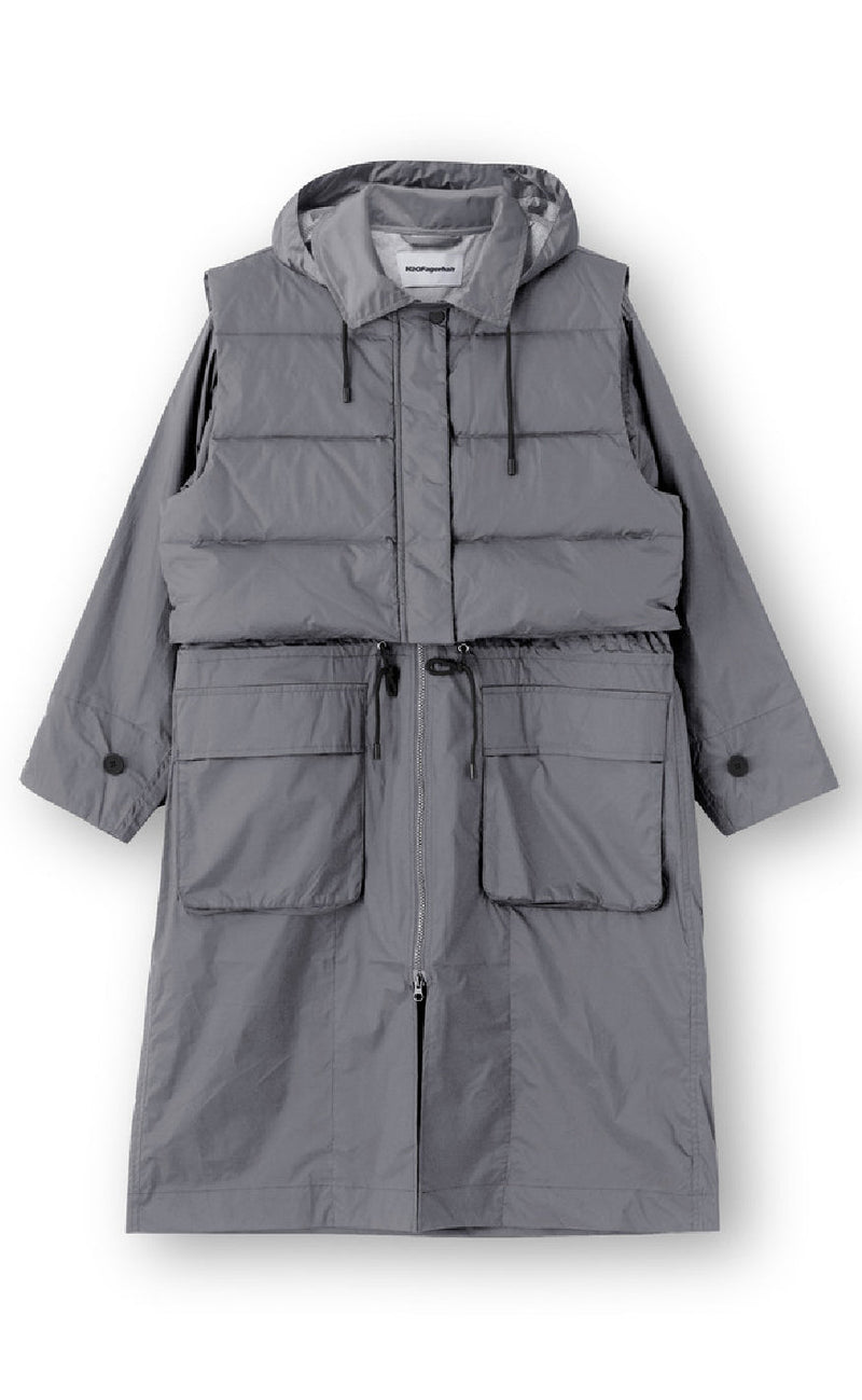 H2O Fagerholt Regnjakke - Rain - Koala Grey