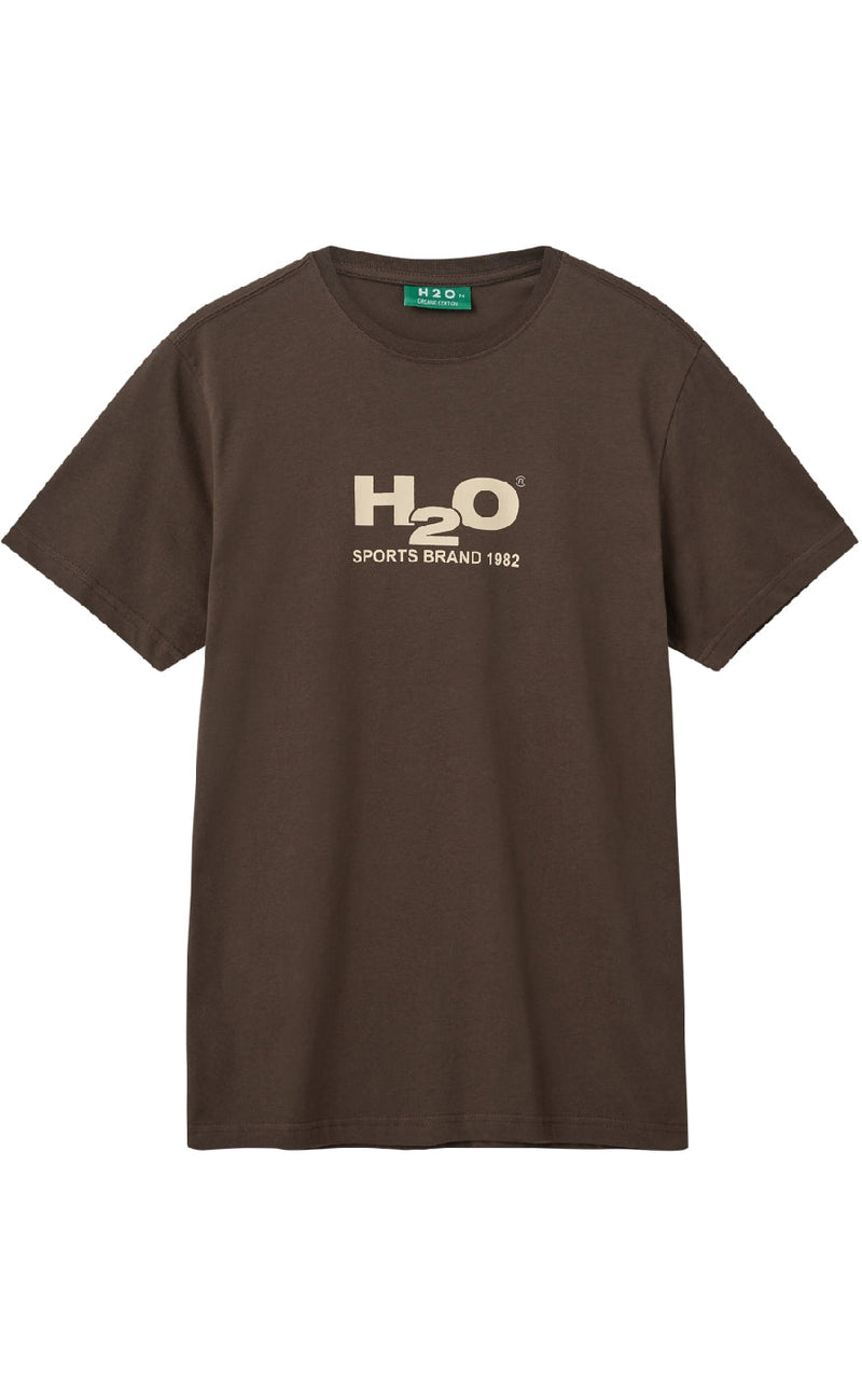 H2O T-shirt - Logo - Espresso