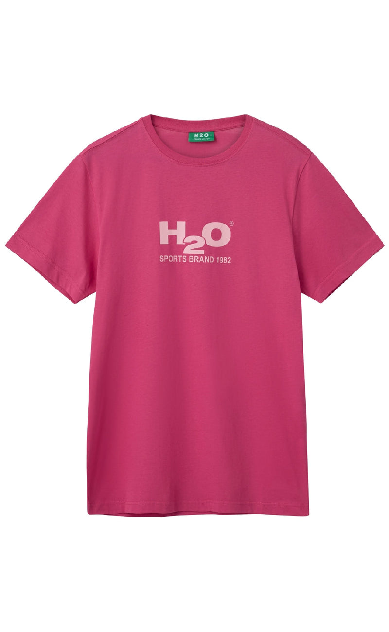 H2O T-shirt - Logo - Wild Pink