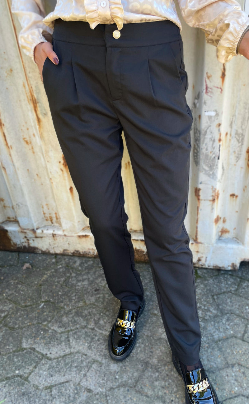 INA Copenhagen Bukser - Zoey Straight - Black