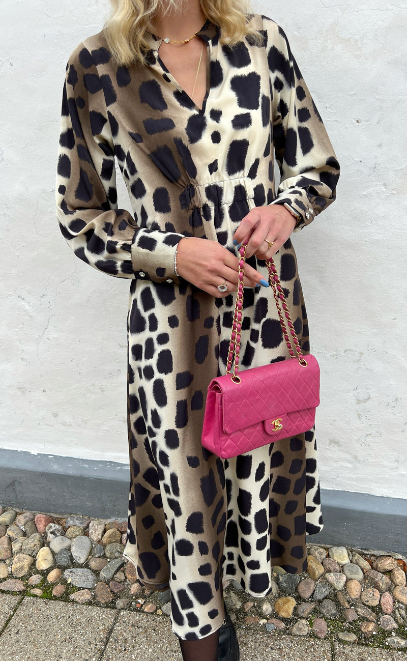 INA Copenhagen Kjole - Bella - Brown Gepard