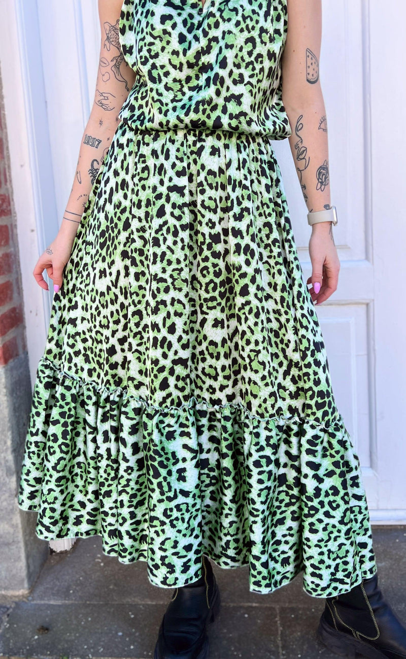 INA Copenhagen Skjørt - Hanna - Green Leo