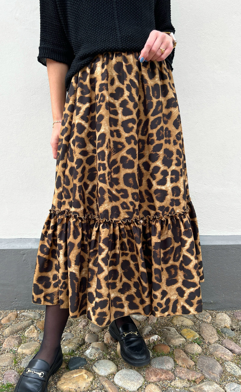 INA Copenhagen Skjørt - Hanna - Leopard
