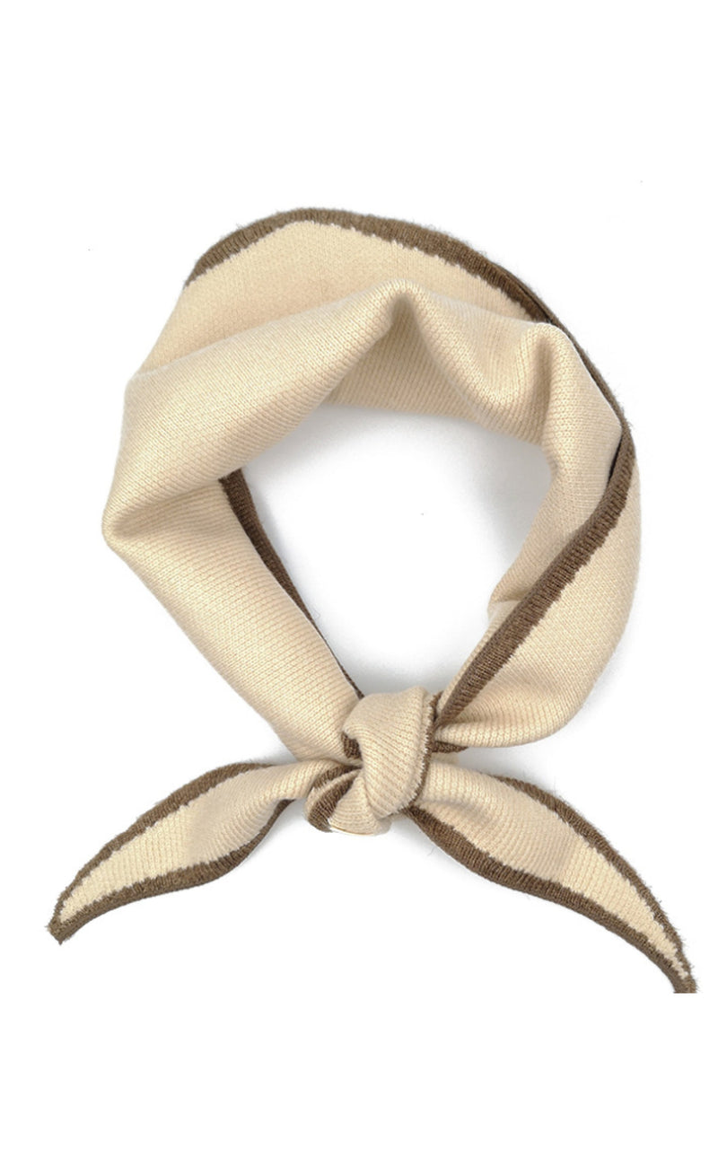 INA Copenhagen Skjerf - Paris Triangle - Beige / Brown