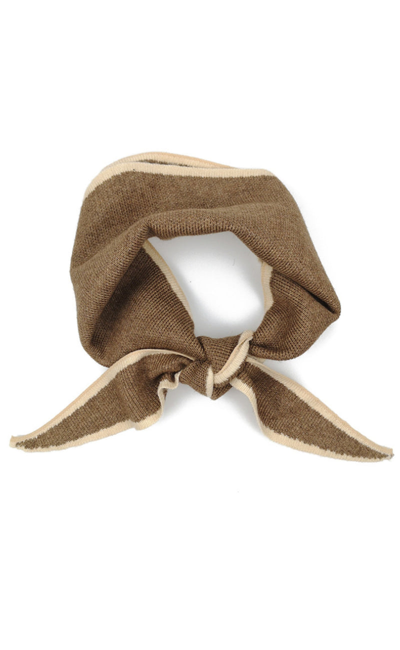 INA Copenhagen Skjerf - Paris Triangle - Mocca / Beige