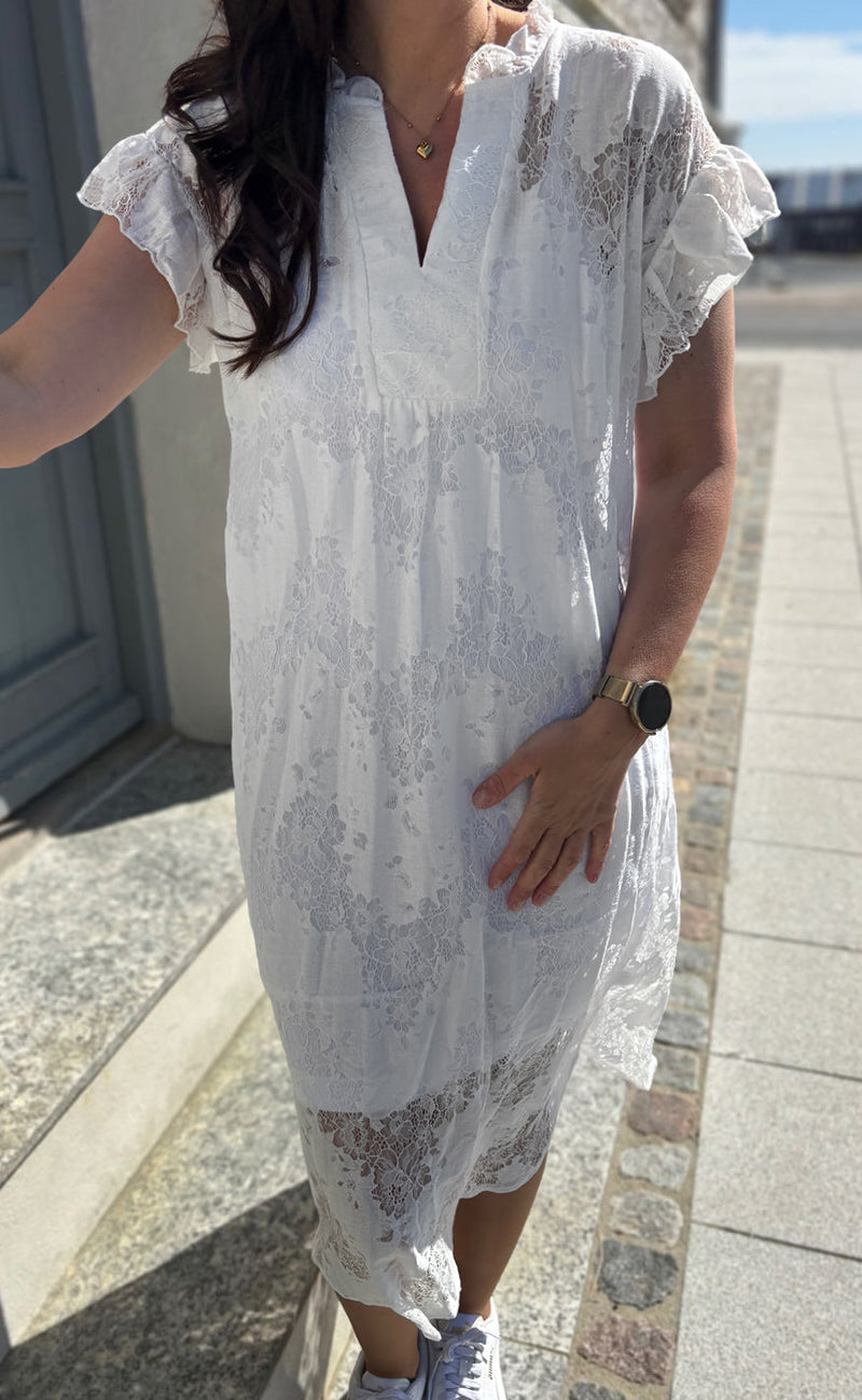 Say INA Copenhagen Kjole - Winnie - White Lace