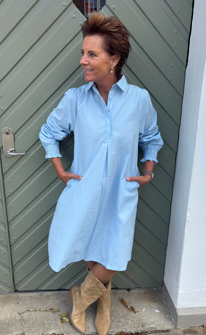 Say INA Copenhagen Kjole - Mai - Light Blue