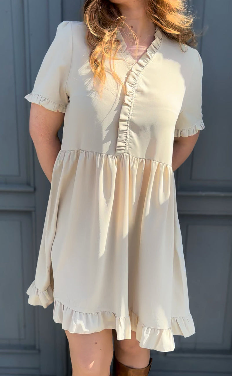 INA Copenhagen Kjole - Catja Summer - Beige