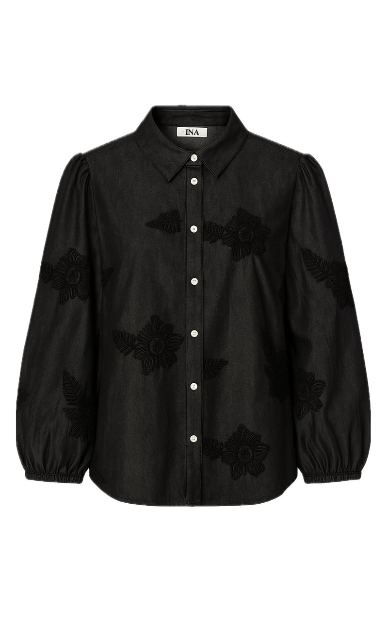 Say INA Copenhagen Skjorte - Jessi - Black Denim