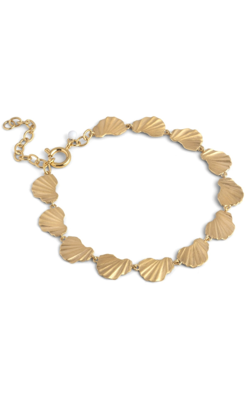 ENAMEL Copenhagen Armbånd - Wawe Chunky - Gold Plated