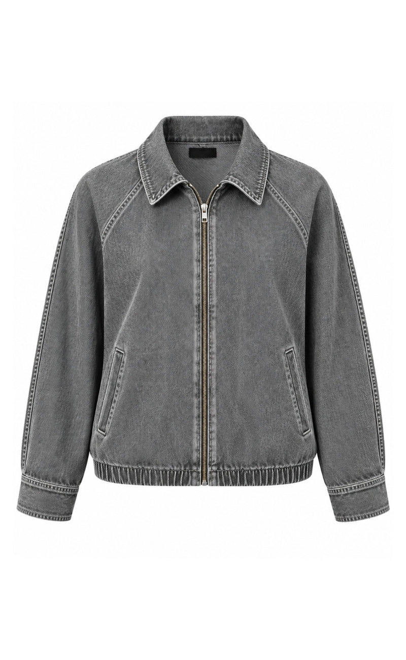 Say INA Copenhagen Jakke - Gabby Bomber - Denim Grey