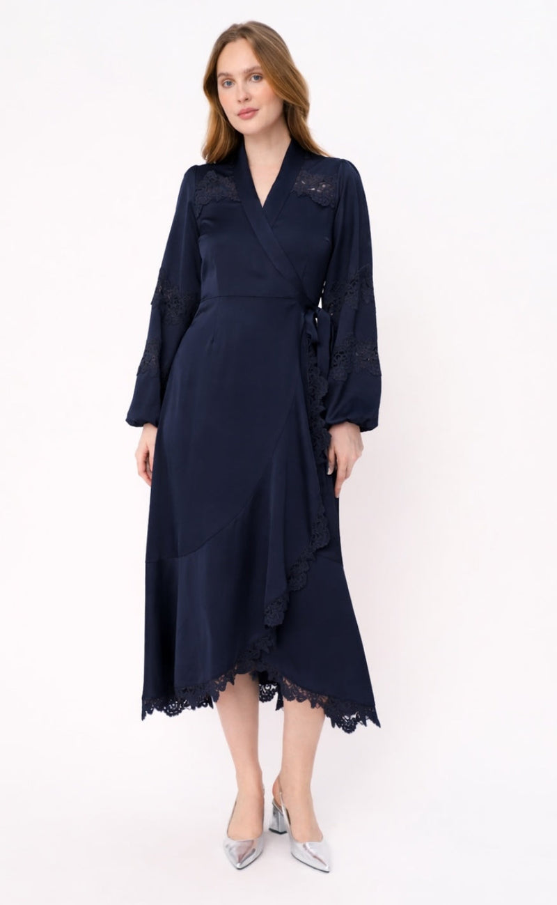Cras Kjole - Lara Lil - Navy Blue