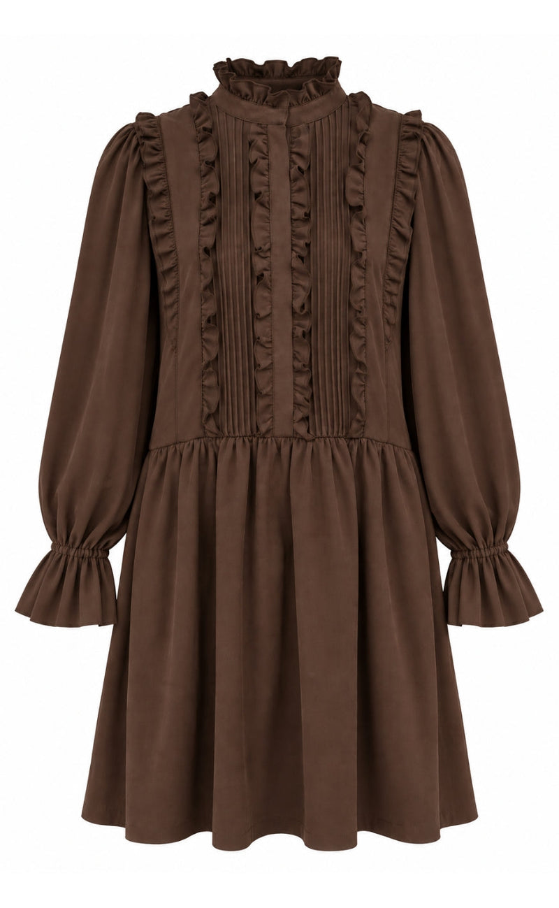 Say INA Copenhagen Kjole - Marlon - Dark Brown