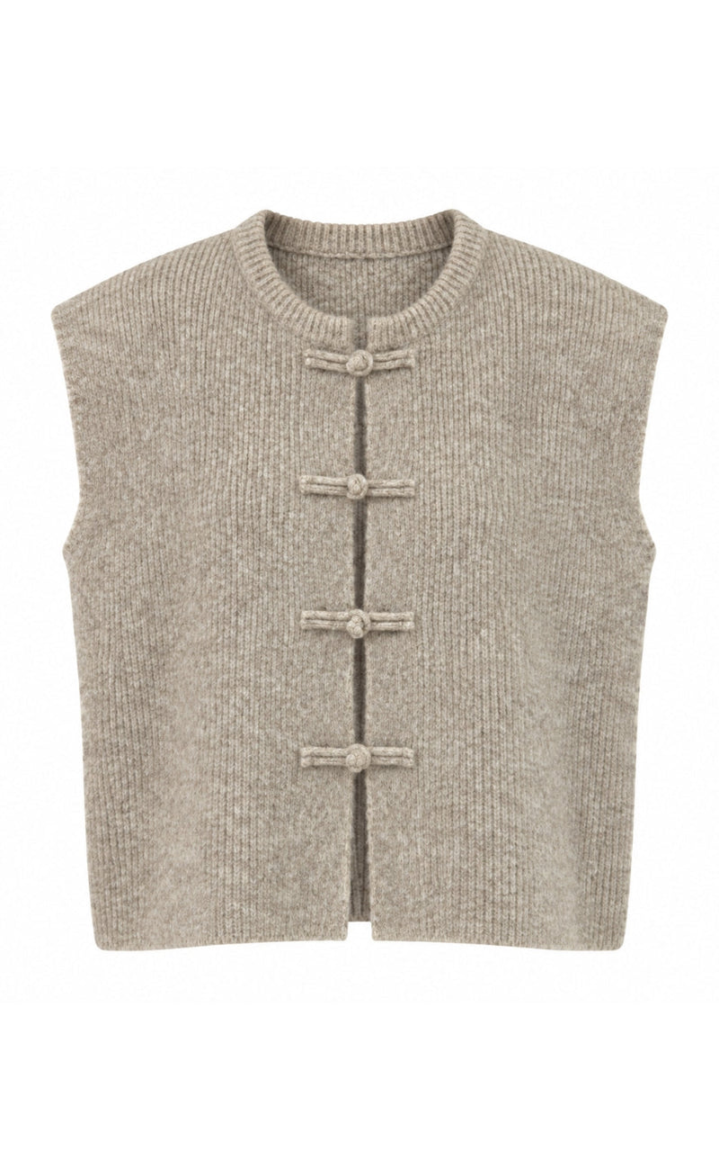 Marta Du Chateau Vest - Celestia - Beige