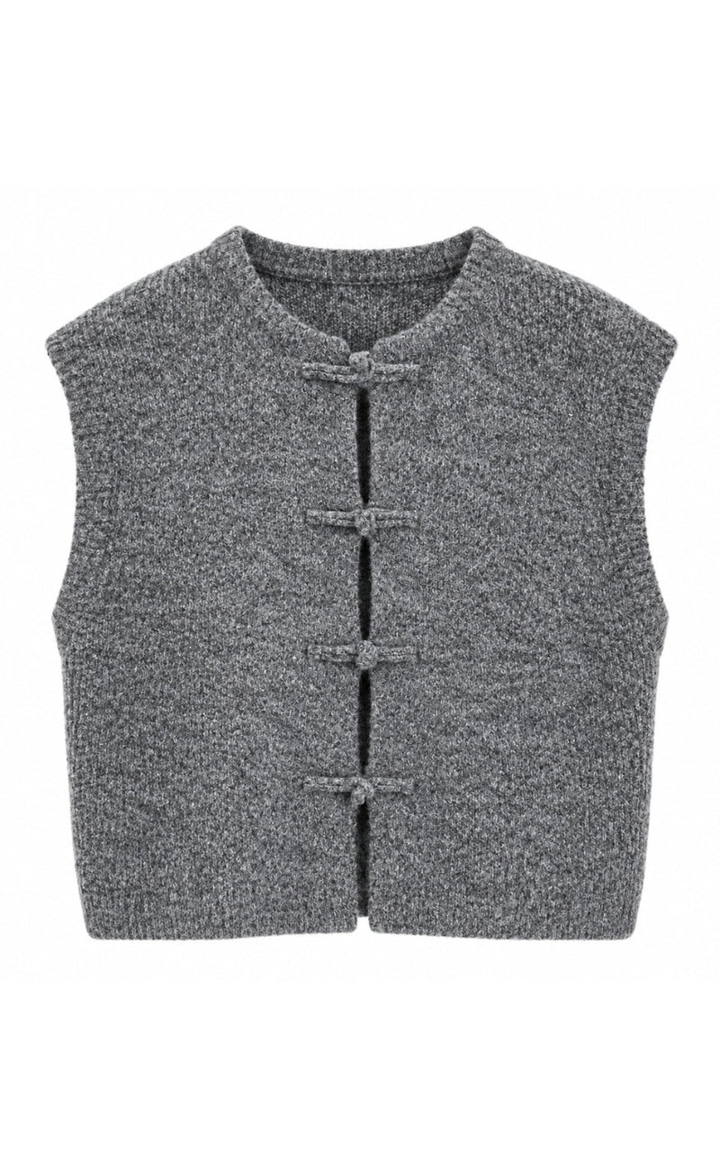 Marta Du Chateau Vest - Celestia - Dark Grey