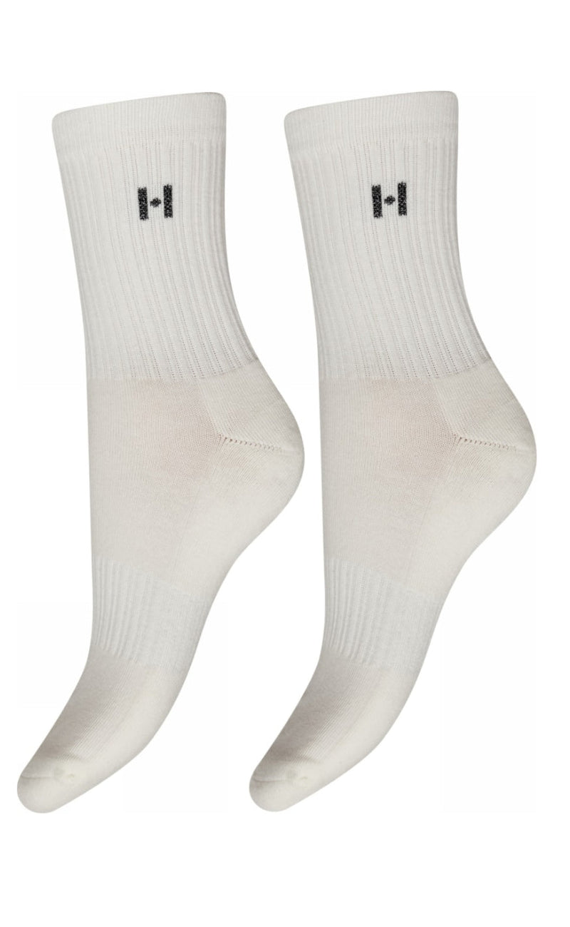 Hype The Detail Strømper - Tennis Logo 2 Pack - White