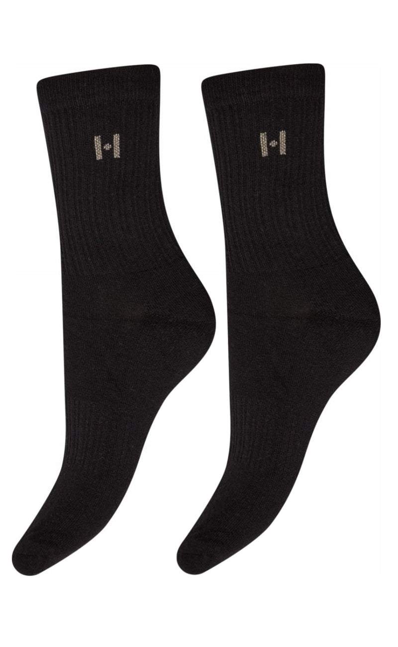 Hype The Detail Strømper - Tennis Logo 2 Pack - Black