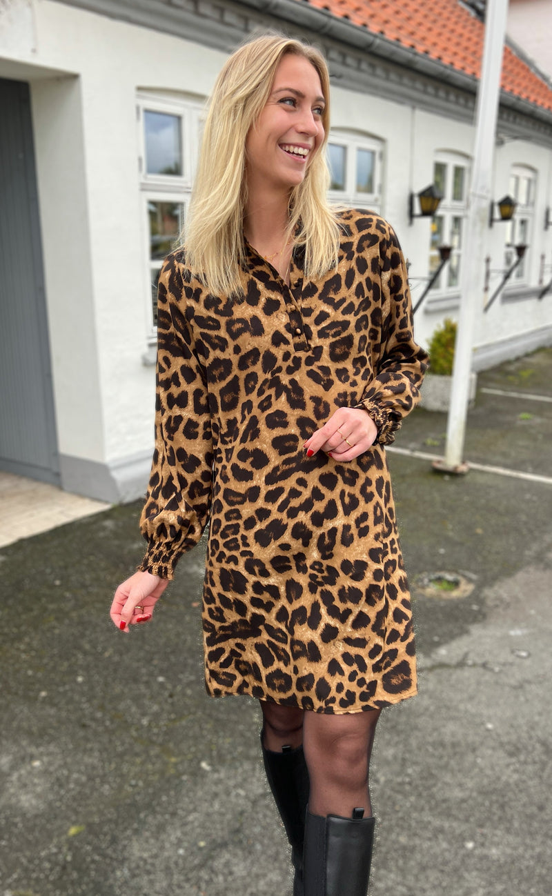 INA Copenhagen Kjole - Augusta - Leopard