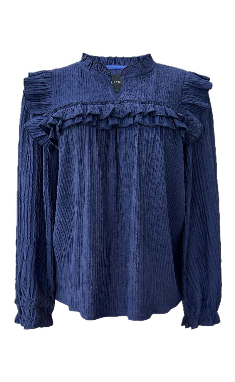 Liberte Bluse - Anni Frill - Navy