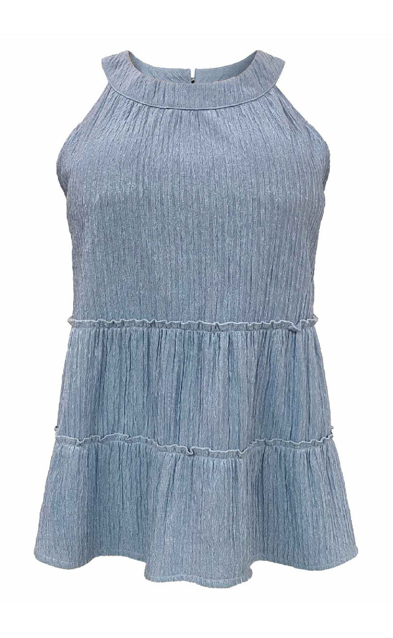 Liberte Topp - Anni - Dusty Blue
