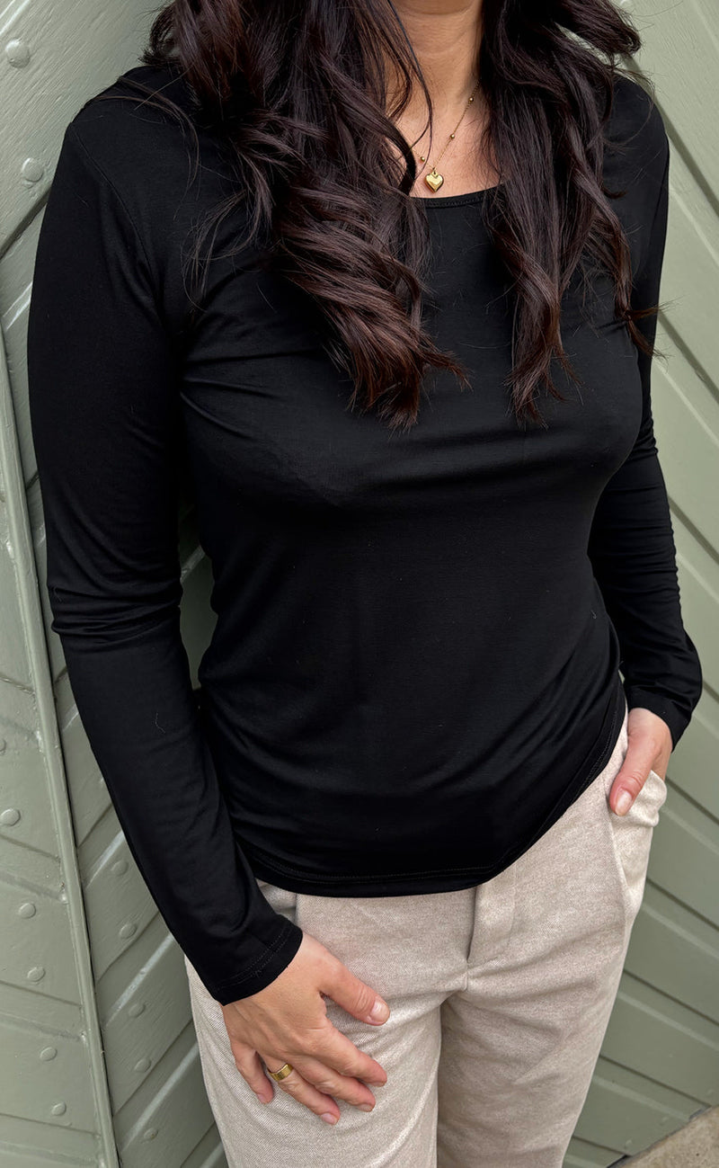 Say INA Copenhagen Bluse - Linea - Black