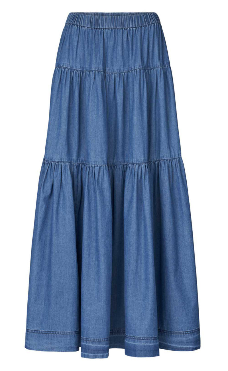 Lollys Laundry Skjørt - Sunset - Blue