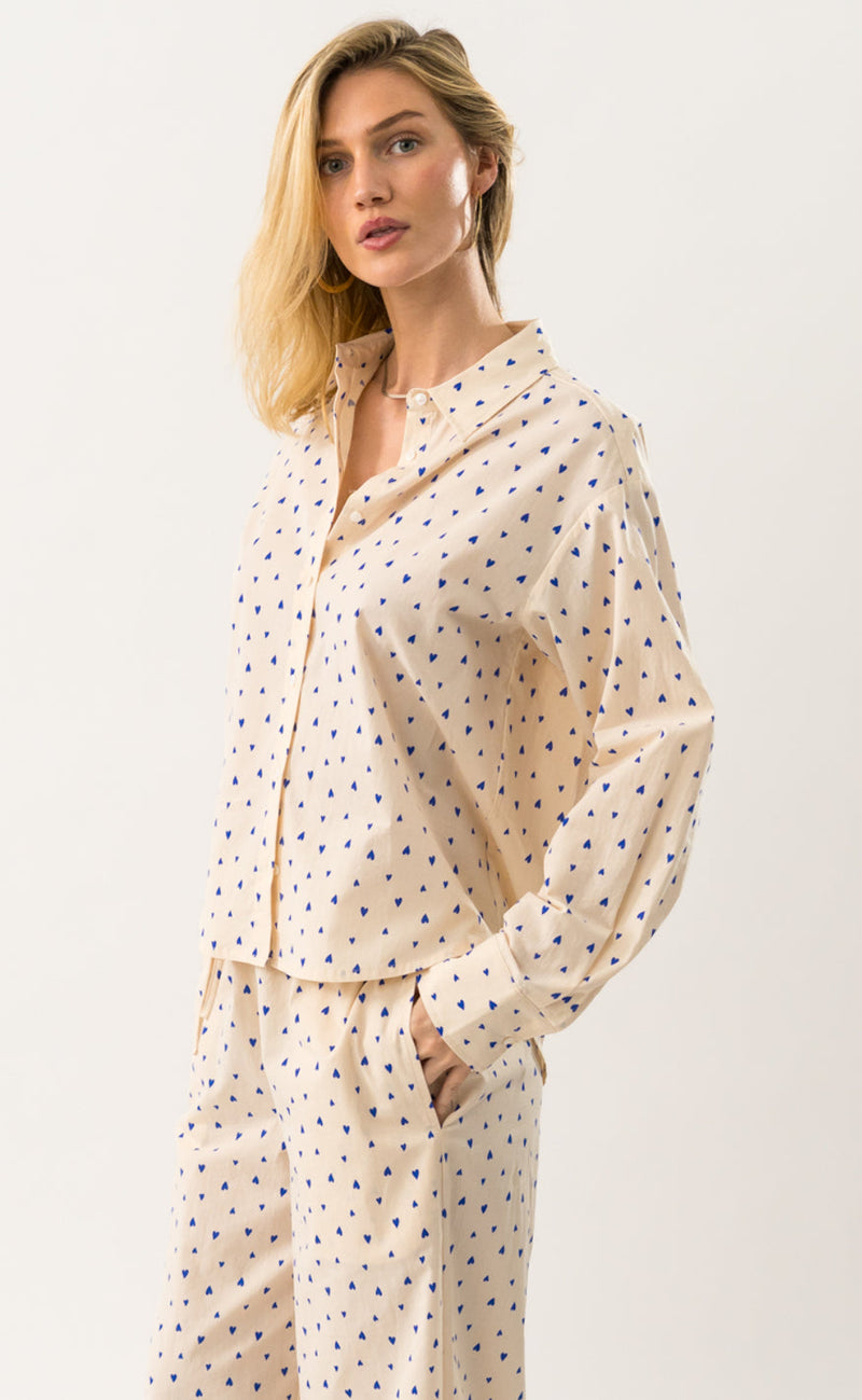 Lollys Laundry Skjorte - Bleeker - Blue