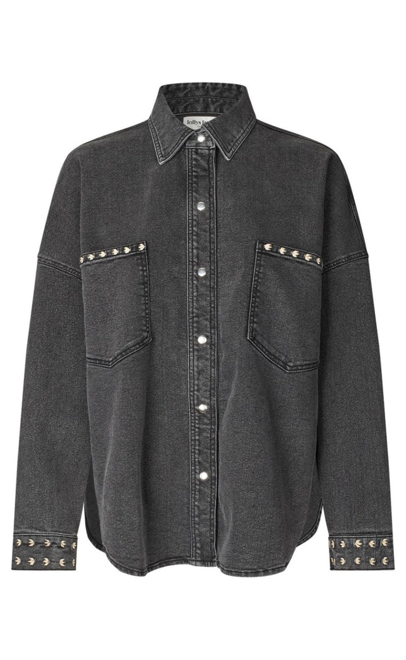 Lollys Laundry Skjorte - Veida LL - Washed Black