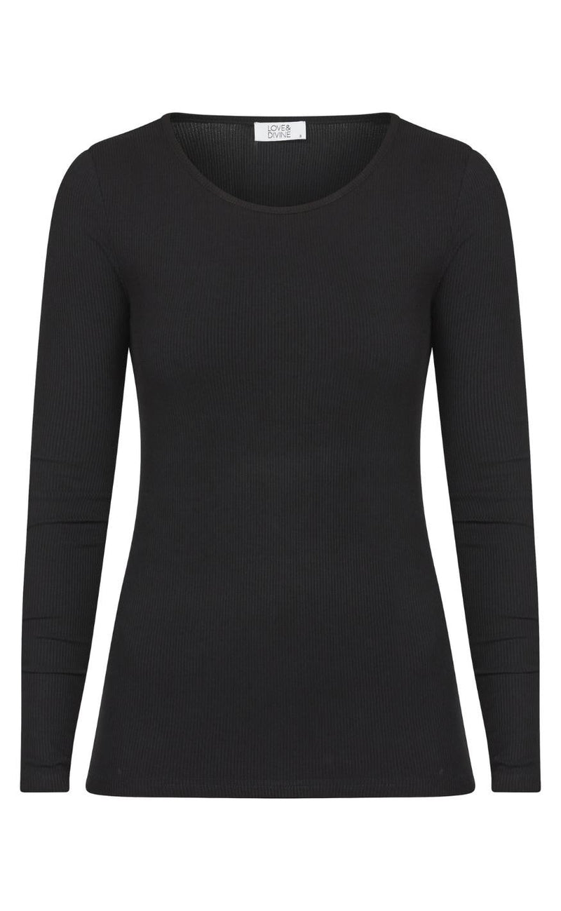 Love & Divine Bluse - Love1215 - Black