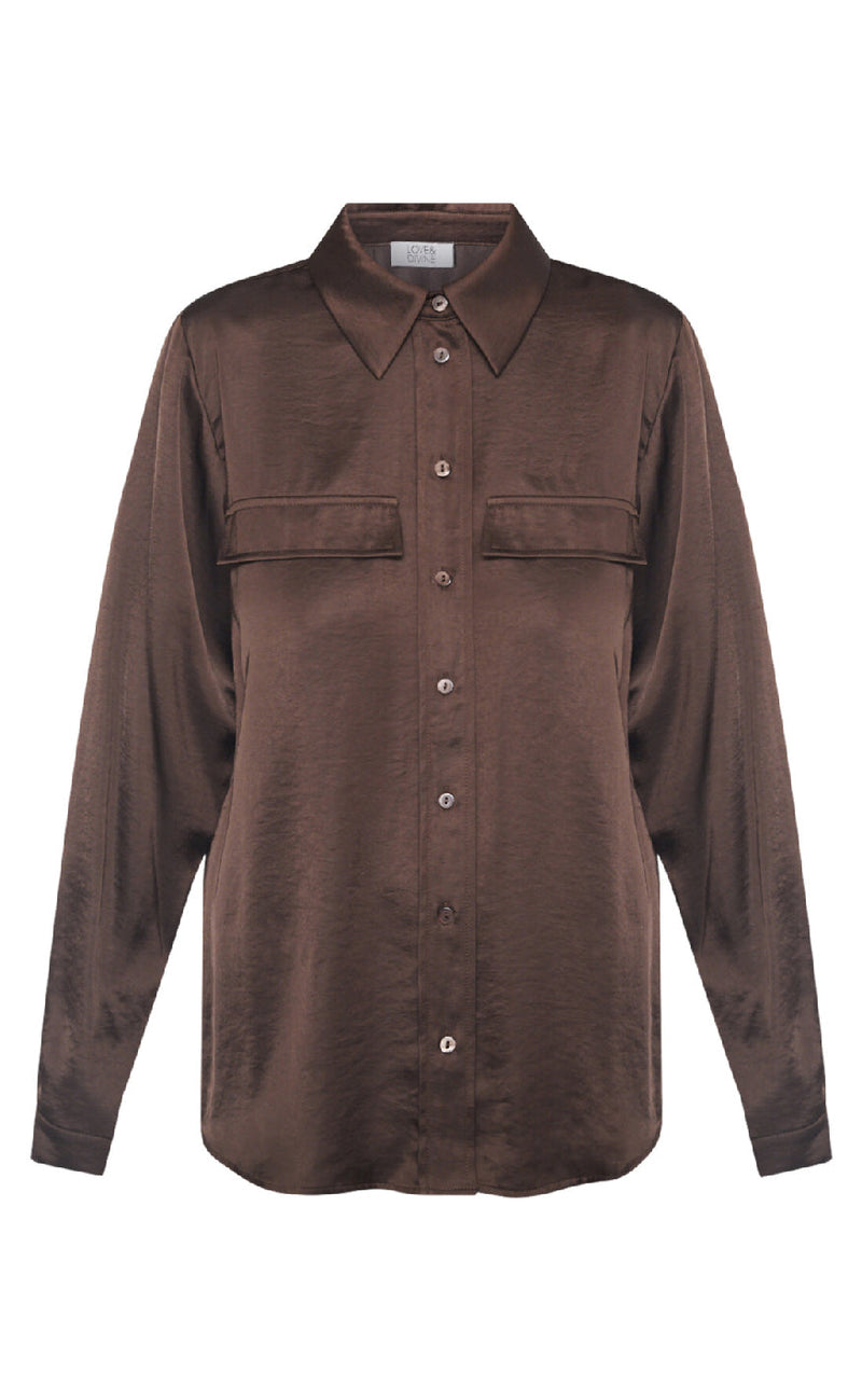 Love & Divine Skjorte - Love1426 - Brown